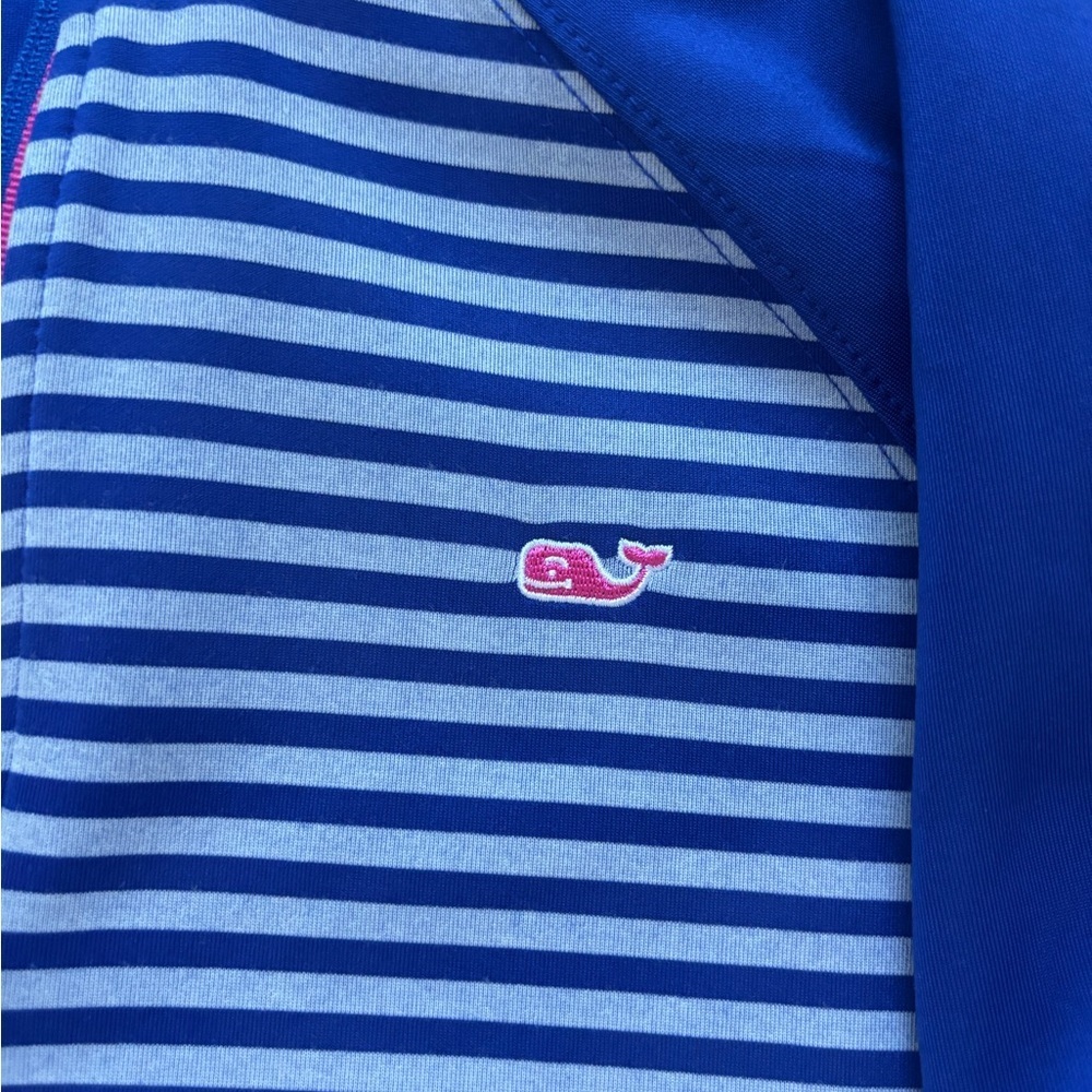 Vineyard Vines Blue and White Striped Pullover size S - Picture 3 of 4